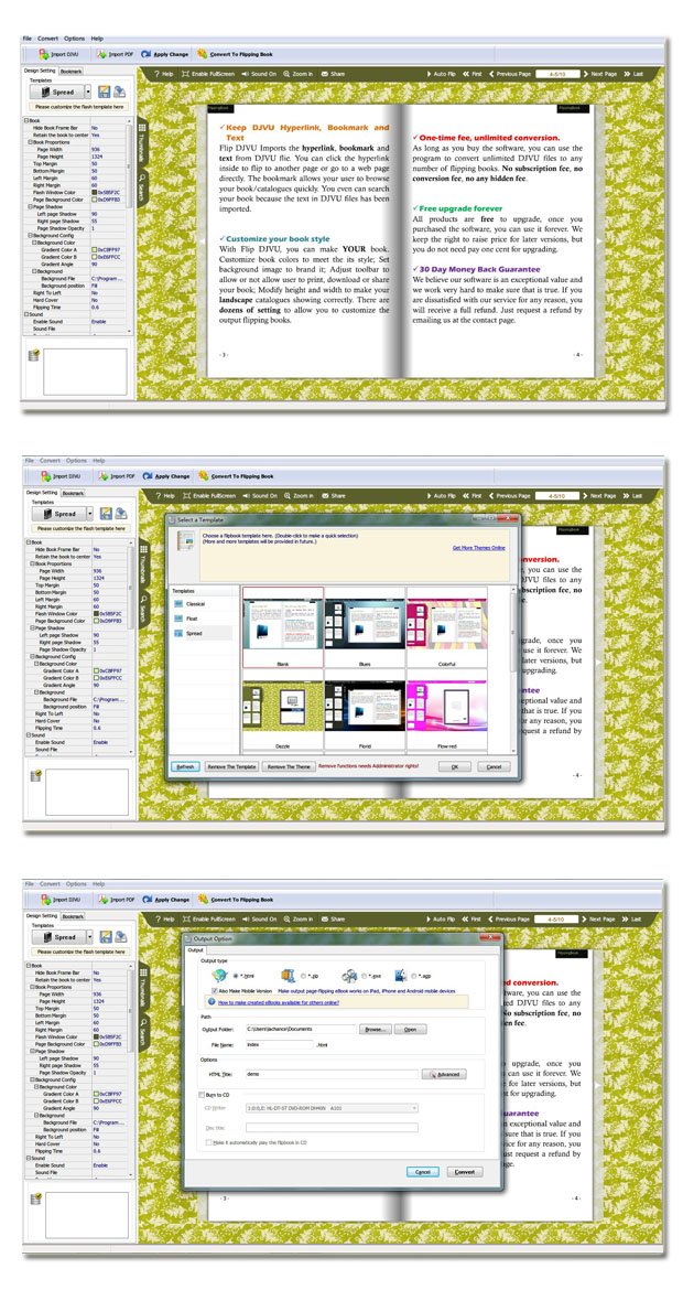 Windows 8 DjVu to Flipping Book 2.6 full Windows 8 DjVu to Flipping Book full
