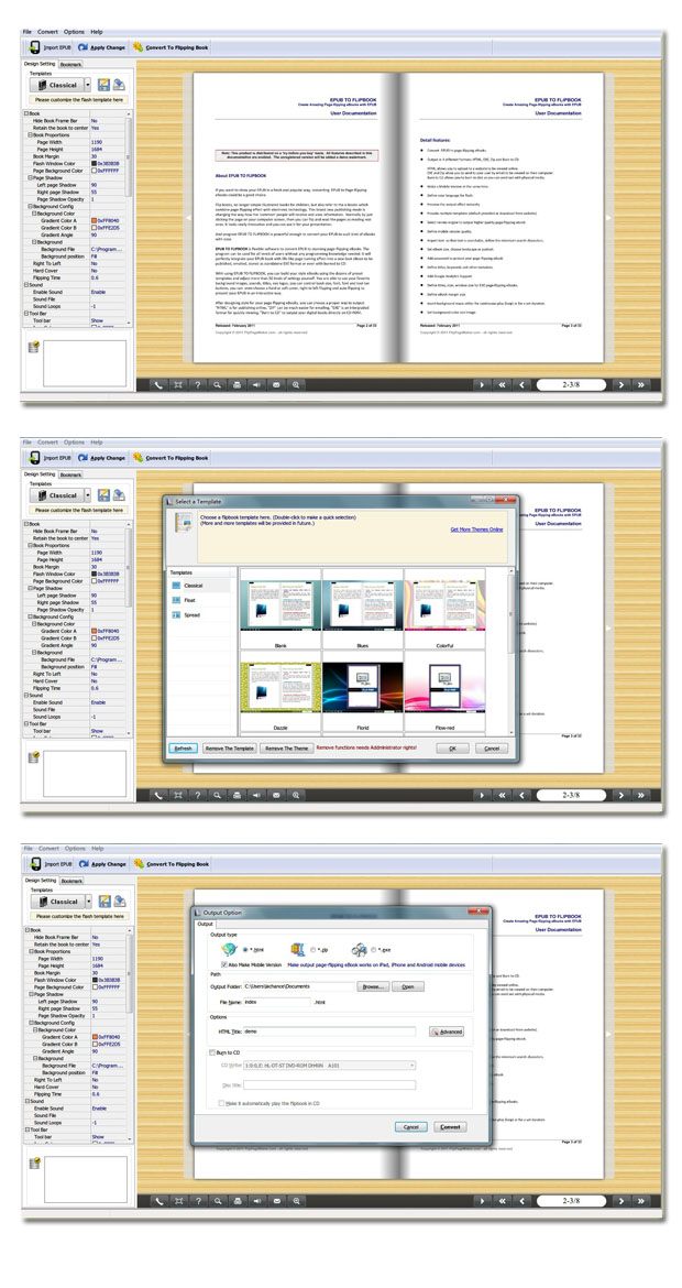 Flipping Book 3D For EPub