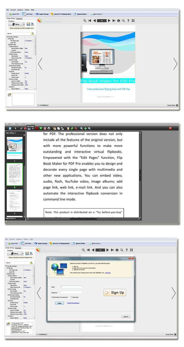 Windows 8 PDF to Flipping Book Pro full