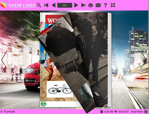 car theme PDF to Flipping Book Pro 1.0 full