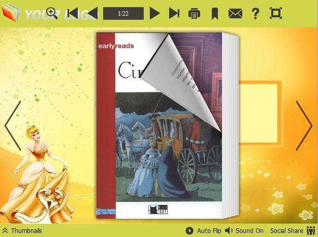 cinderella templates for PDF to Flipping book Pro