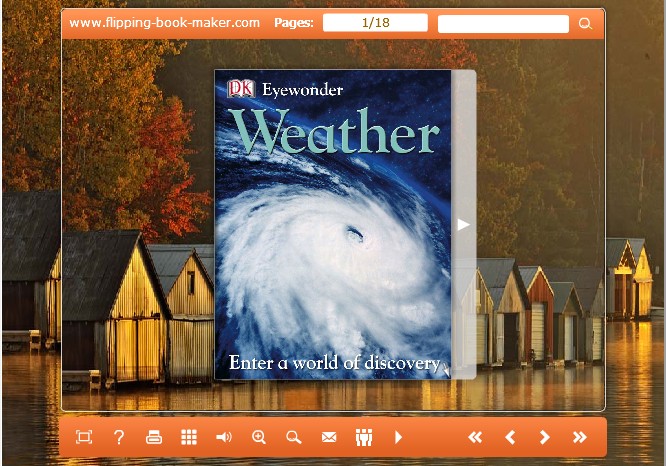 Windows 7 Fall Theme for PDF to Flipping Book Pro 1.0 full