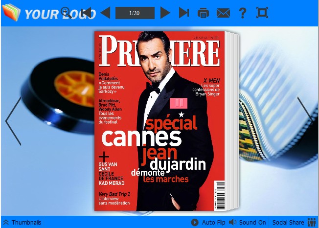 Windows 8 Film Theme for PDF to Flipping Book Pro full