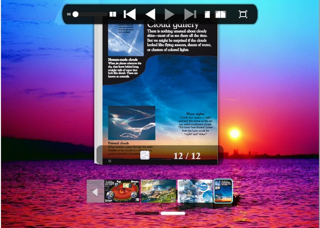 sunrise templates for PDF to Flipping book Pro