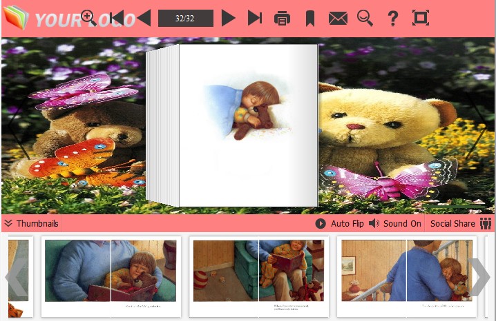 teddy templates for PDF to Flipping book Pro