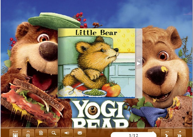 Yogibear Theme for PDF to Flipping Book screenshot