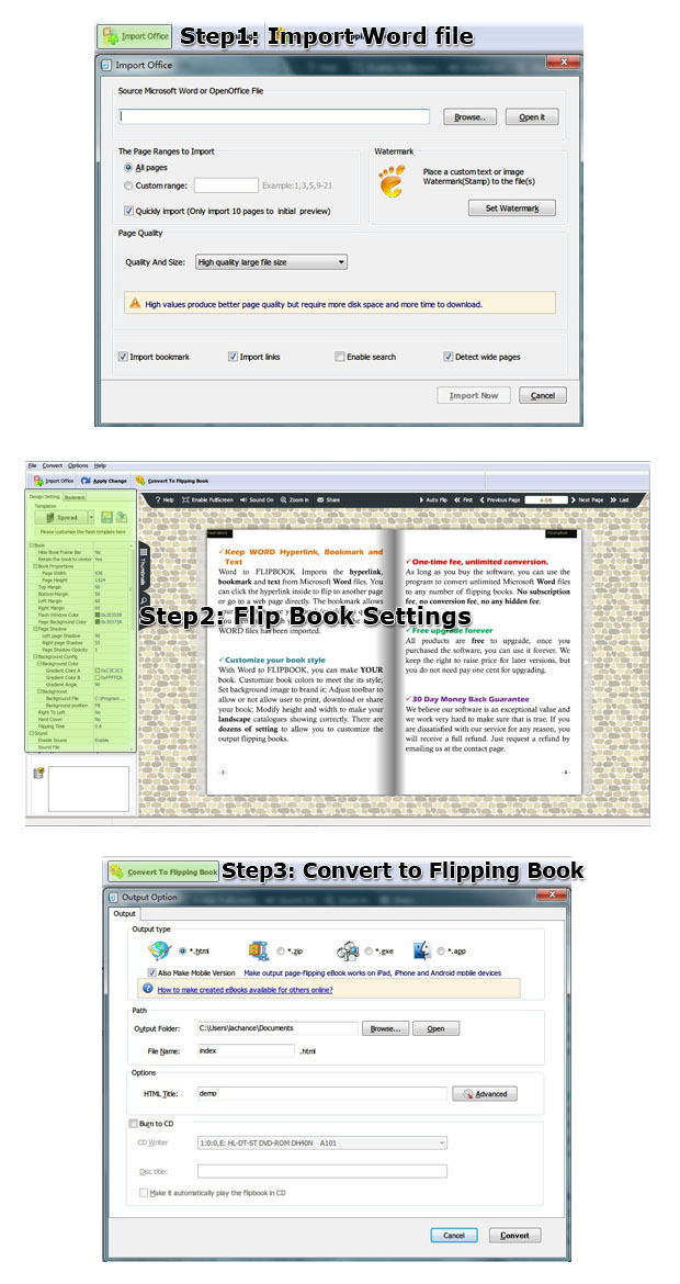 steps_word_to_flipping_book